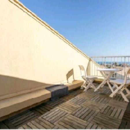 Apartmán F3 Narbone-Plage Avec Solarium 250M De La Mer Vue Mer Et Clape Narbonne-Plage Exteriér fotografie